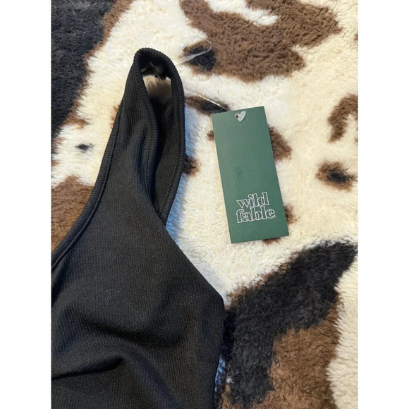 NWT XXS Slim Fit Ribbed Tiny Tank Top - Wild Fable - Picture 3 of 3